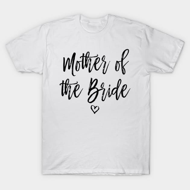 Mother Of The Bride Wedding T-Shirt by Suchmugs